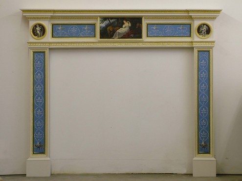 Facsimile Robert Adam fireplace from Home House
